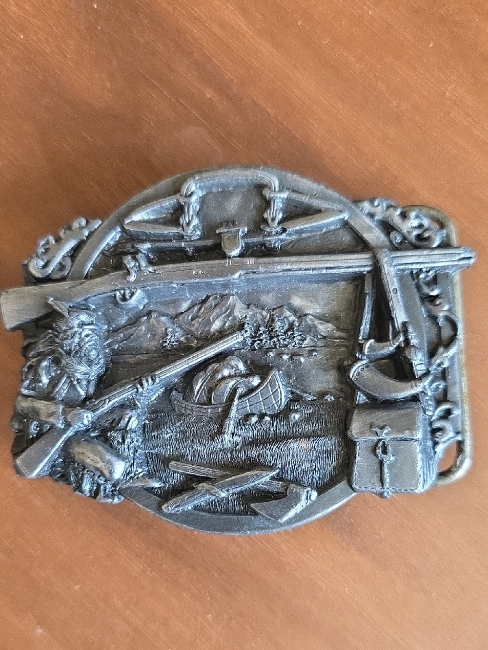 1984 Fur Trappers Belt Buckle